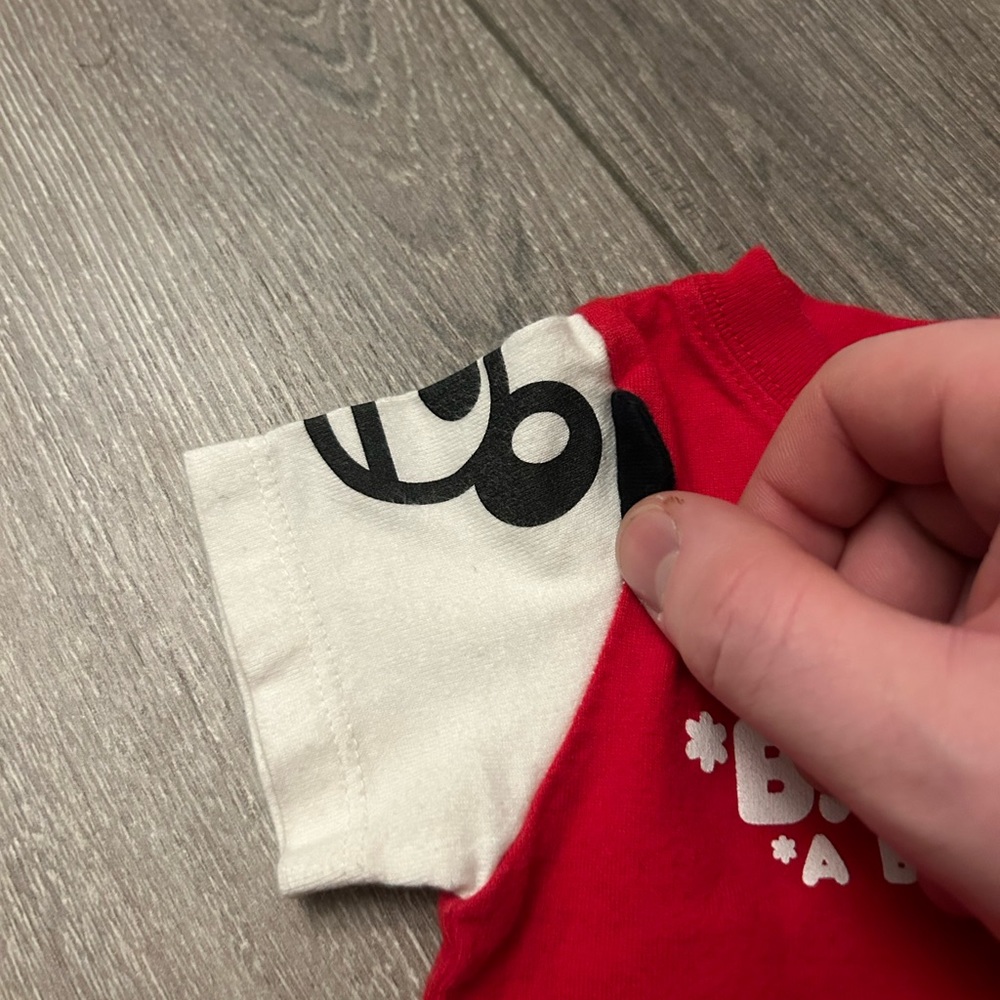 SOLD Bape Kids Baby Milo Red 6 Month Jumper - Picture 4 of 9